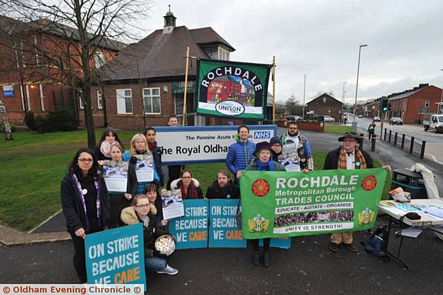 48hr Junior Doctors Strike at Royal Oldham Hospital