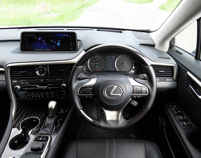 Luxurious cockpit.