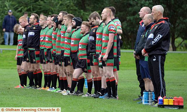 RESPECT: WATERHEAD players and staff held a minute's silence in memory of former Oldham St Anne's player Stephen Gartland, who passed away the previous evening at the age of 45. Gartland, the younger son of former Watersheddings coach Brian, played professionally for Oldham, Rochdale and Swinton and made 30 Super League appearances for his home-town club.