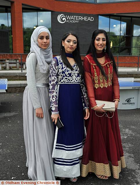 LEFT: Fiza Khan, Laraib Ilyas and Rabiyah Waheed