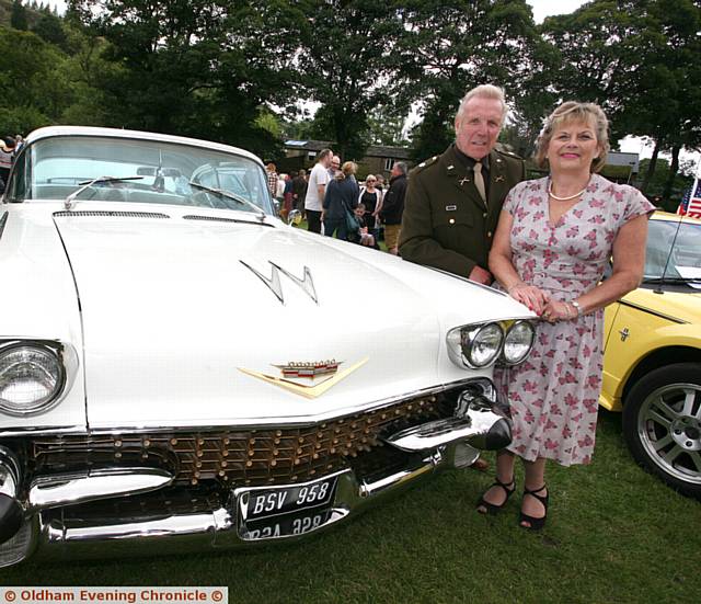 PETER and Jean Secombe with their 1958 Cadillac Coupe