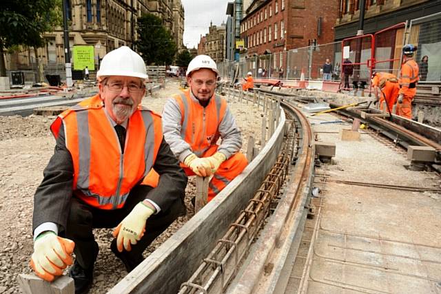 COUNCILLOR Andrew Fender (TfGM) and Mark Pritchard (MPT)