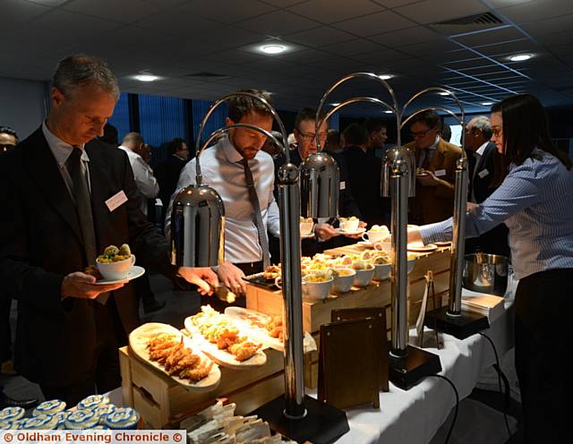 BUSINESS on the menu . . . at Oldham Events Centre