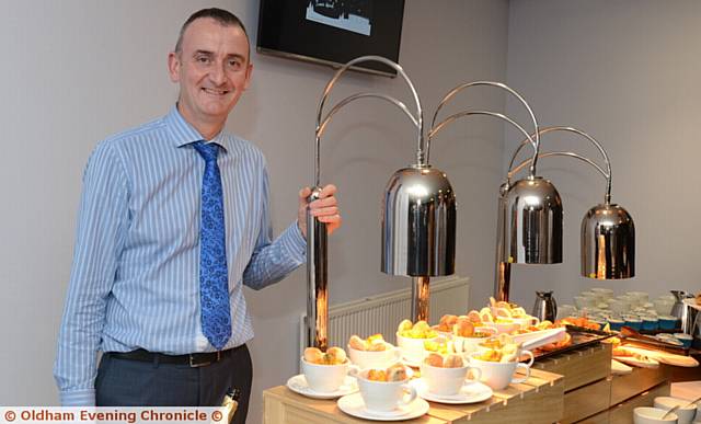 CATERING for all . . . Rob Smyth, Oldham Events Centre