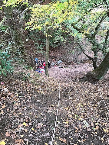 Oldham Mountain Rescue assist Ambulance Service to rescue teenager from dense and inaccessible parkland 