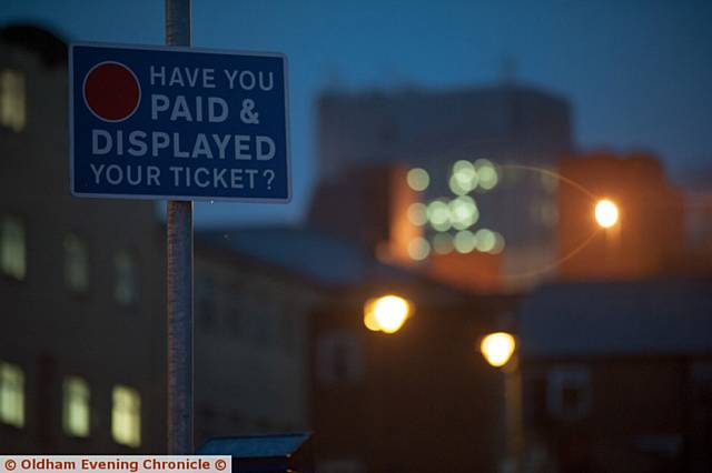 Newly opened Hobson Street car park has no lighting. Lights have been installed but do not switch on. Lighting seen in the picture belongs to Sainsbury's car park and not Hobson Street car park.