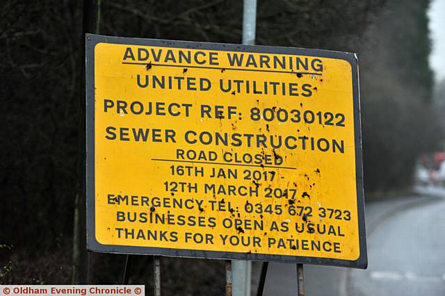 ROADWORKS on Middleton Road, Streetbridge