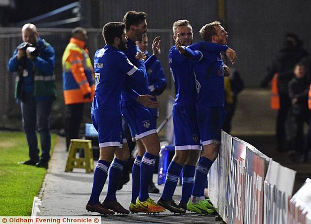 Paul Green goal celebration