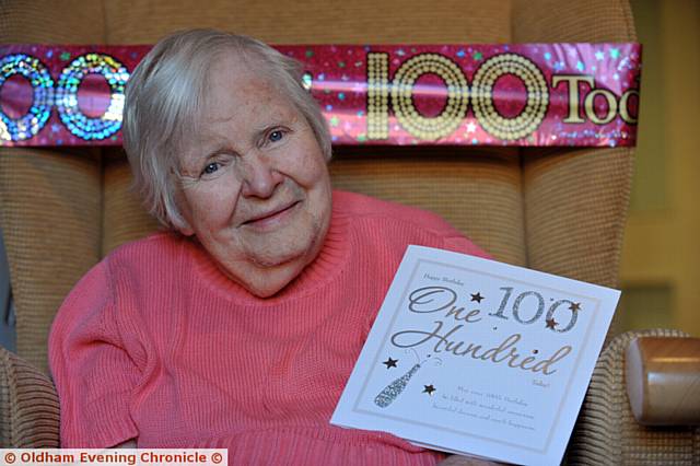 CELEBRATION time for Martha Lees who is 100 today