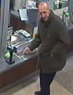 CCTV image . . . Mr Lytton on his way to Saddleworth