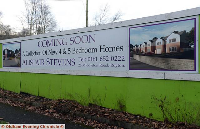 GREEN light for the new housing development on Streetbridge, Chadderton