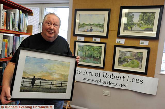 SHOWCASING his favourite paintings . . . Robert Lees