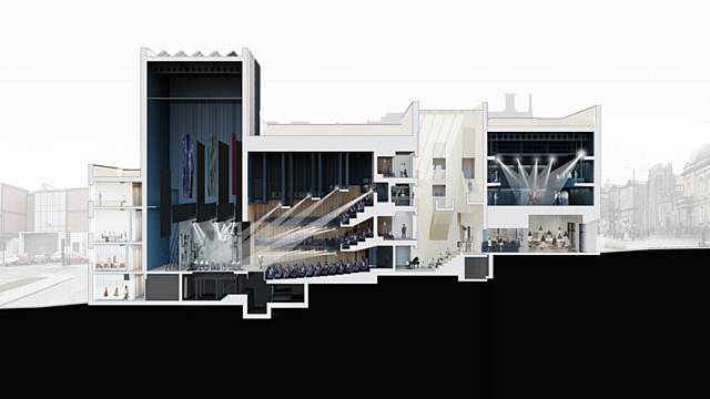 the new designs for the Oldham Coliseum Theatre