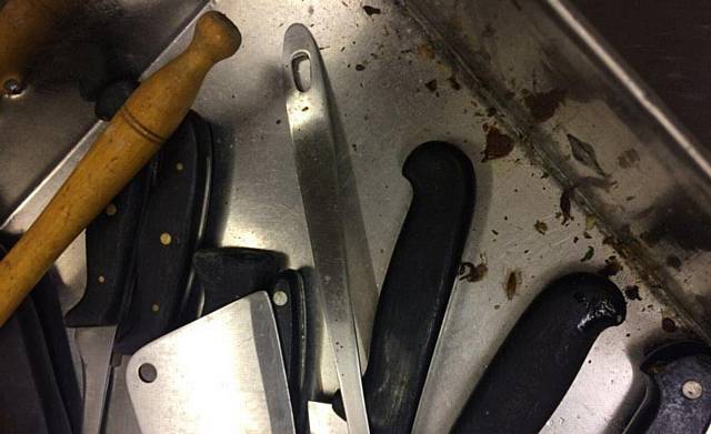 WHAT the inspectors found . . . cockroaches in a cutlery drawer