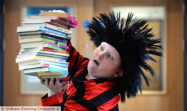 LOOKING the part . . . William O'Neil as Dennis the Menace at North Chadderton School