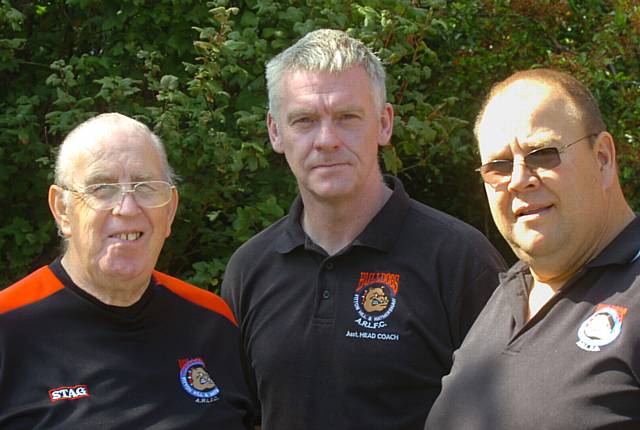 THE Fitton Hill committee, from left, John Hughes, Ray Nevitt and David Hughes