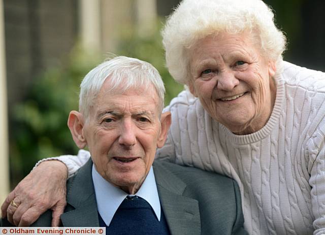 Diamond couple . . .  Brian and Beryl Spencer