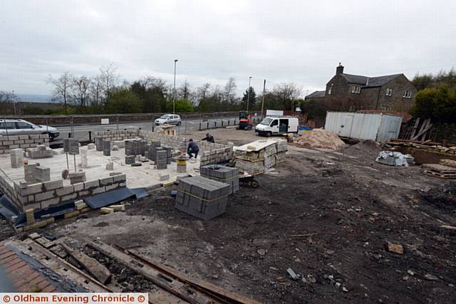 Housing development on the site of the former Neighbour's Chef Restaurant, Moorside.