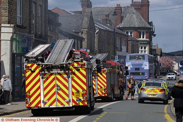 Attack on security van outside Barclays Bank in Shaw.