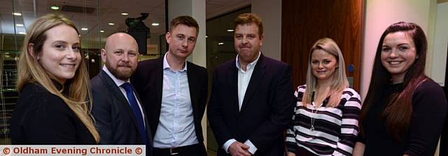 KATE Hunter and Richard Eastwood (Pearson Solicitors and Financial Advisers), Anthony Jones, James O'Donnell, Rebecca O'Donnell and Suzanne Gardener (O'Donnell Solicitors)

