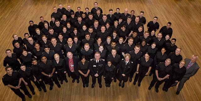 NEW GMP recruits at their Stockport Attestation