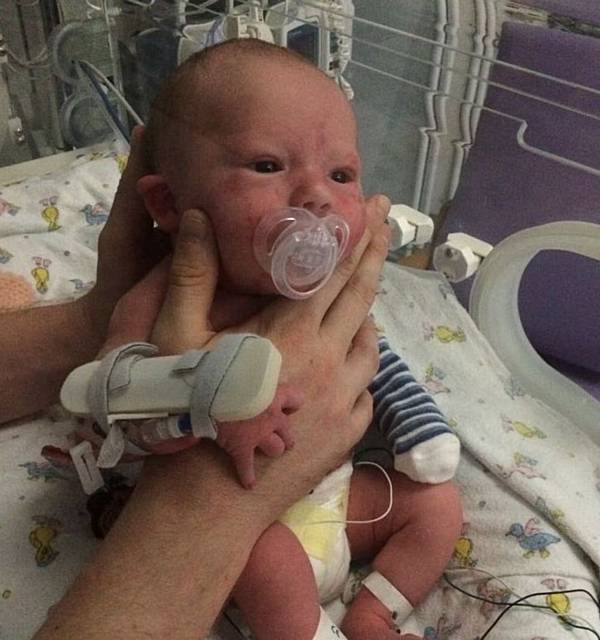 LITTLE Michael Lowe was diagnosed with acute septicaemia
