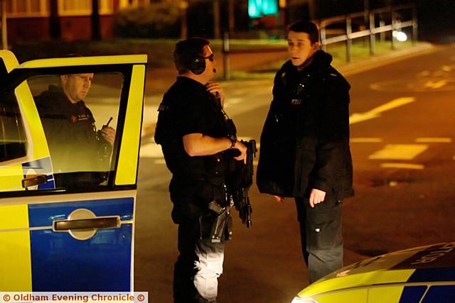 Greater Manchester Police armed response unit were called to Oldham Royal hospital. A man called the police saying he heard gunshots.