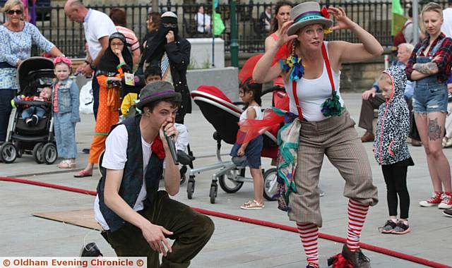 MORE fun and games at Festival Oldham. 