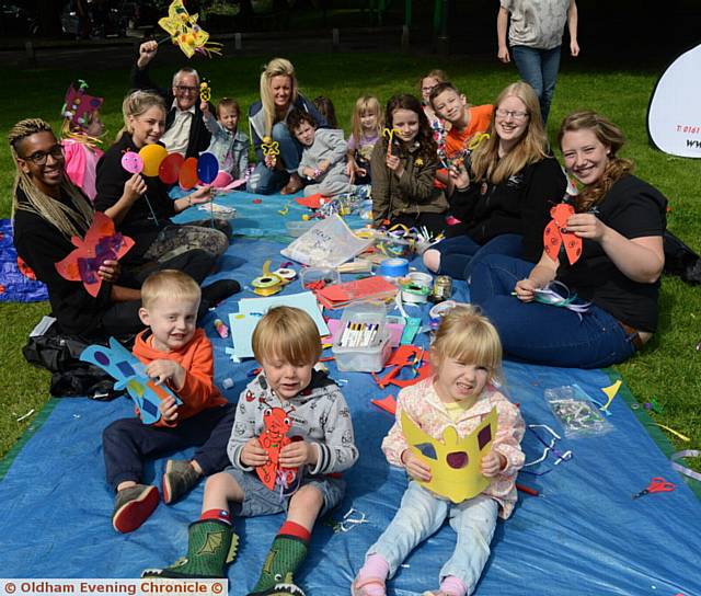 FLASHBACK to an OAPG arts and craft session in Chadderton Hall Park