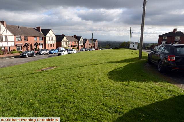 Residents on Arncliffe Rise, Moorside are angry about plans to build new houses on a strip of green land between their two rows of houses. 
