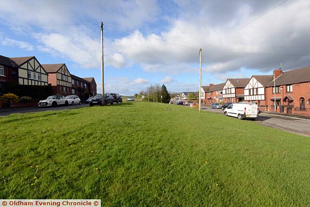 Residents on Arncliffe Rise, Moorside are angry about plans to build new houses on a strip of green land between their two rows of houses. 
