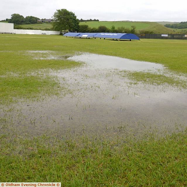 A SOGGY Little Hey Street, where a bowl-out decided Heyside's Tanner Cup tie against Glodwick