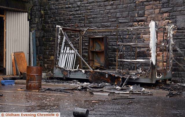 Industrial Park, West Street, Oldham fire