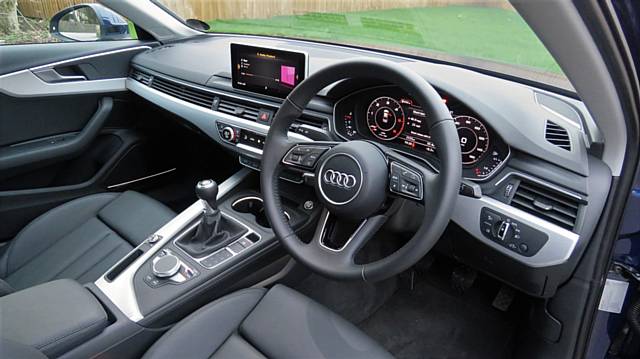 Interior is typical Audi - quietly stylish and well put together