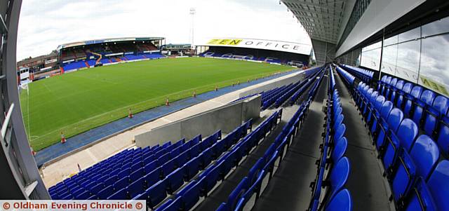 PROTECTED . . . Oldham Athletic's stadium has now been listed as an Asset of Community Value