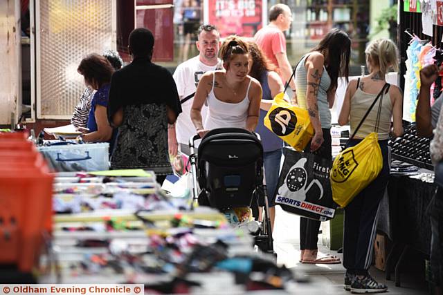 PACKING up . . . Oldham Council have told stall holders in Hilton Arcade not to trade there anymore