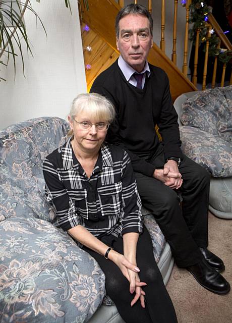 Craig Wilcox's parents Carolyn and Stephen Wilcox.