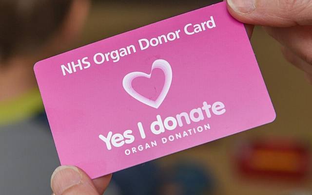 Organ Donor Card