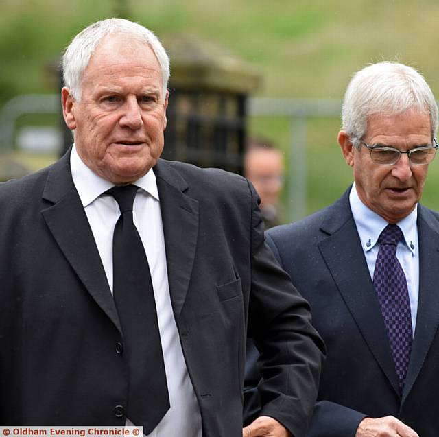 Joe Royle and Jim Cassell, former chief scout