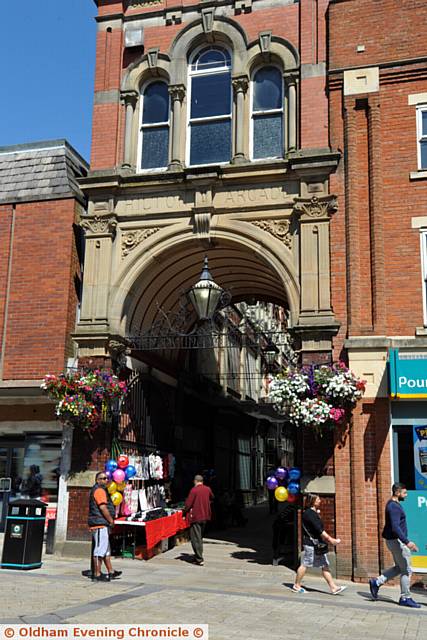 Market traders in Hilton Arcade still at work even though Oldham Council has decided to close them down.