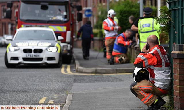 EMERGENCY situation . . . on Smallbrook Road