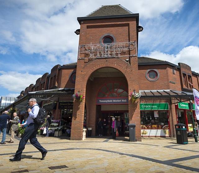 REDEVELOPED . . . Tommyfield Market Hall