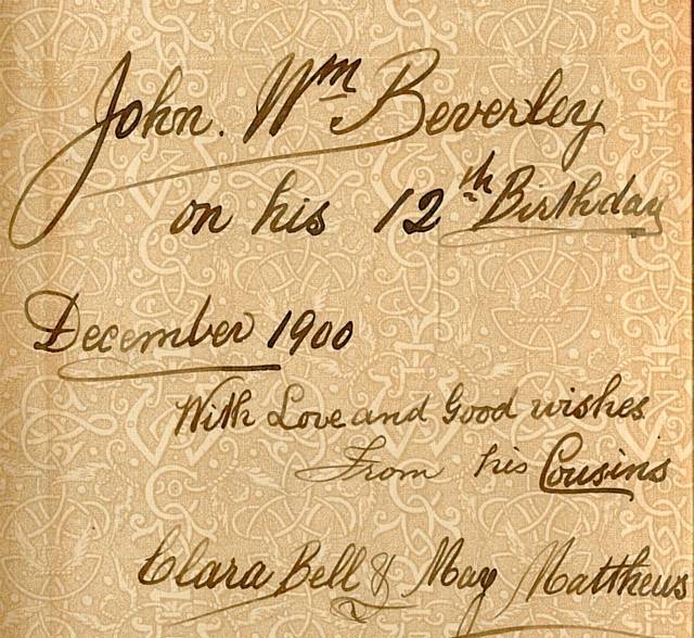 A SECTION of the letter written by John