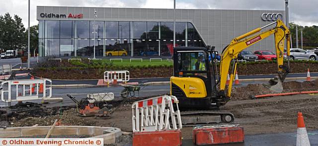 New Audi dealership in Oldham ready for business.