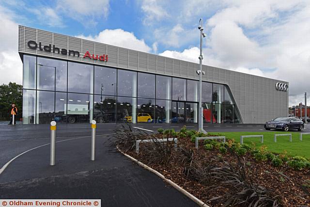 New Audi dealership in Oldham ready for business.