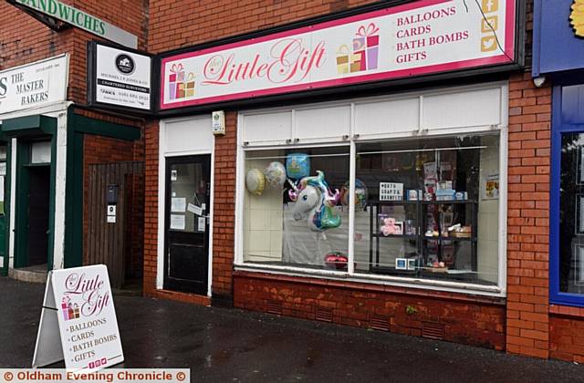 BURGLARY . . . at The Little Gift in Failsworth