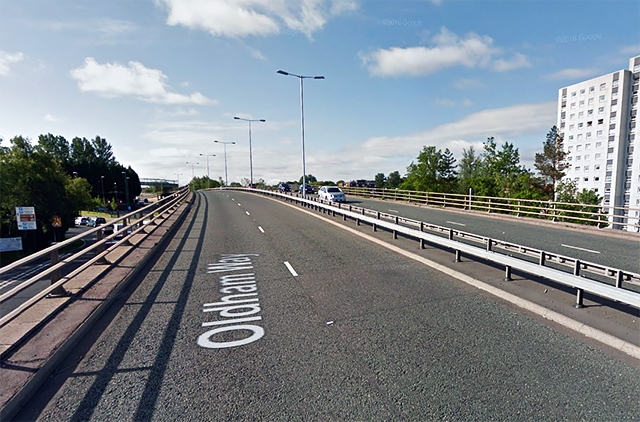 Middleton Road/Oldham Way bypass bridge