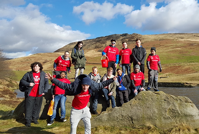 Last year the Prince's Trust team did a sponsored walk around Dovestone Reservoir 