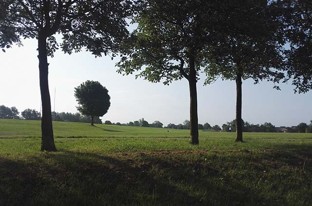 A sunny scene looking across Oldham Edge earlier today, though showers could be on the way later