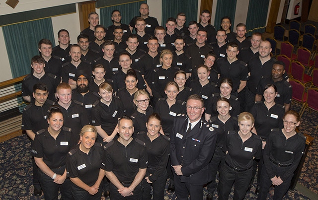 Some of Greater Manchester Police’s Special Constabulary on parade